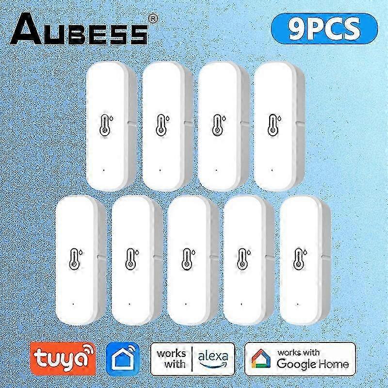 Wireless Smart Home Temperature Humidity Monitor with Tuya App