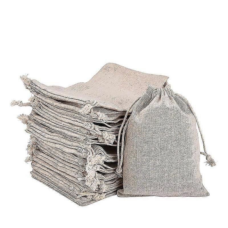 30pcs Drawstring Bags Muslin Bag Sachet Bag