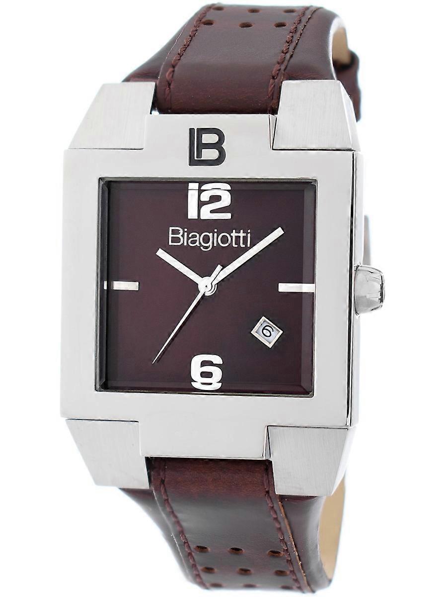 Laura Biagiotti Braun Echtes Leder LB0035M-04 Herrenuhr