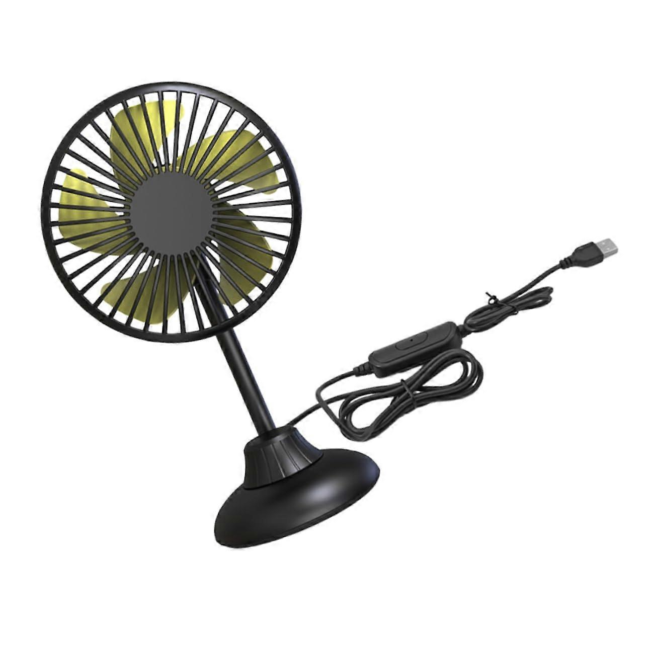 Car Fan Compact Mini Dashboard Cooling Fan Silent Rotatable Design for Vehicles Home Use for Go Air Circulation