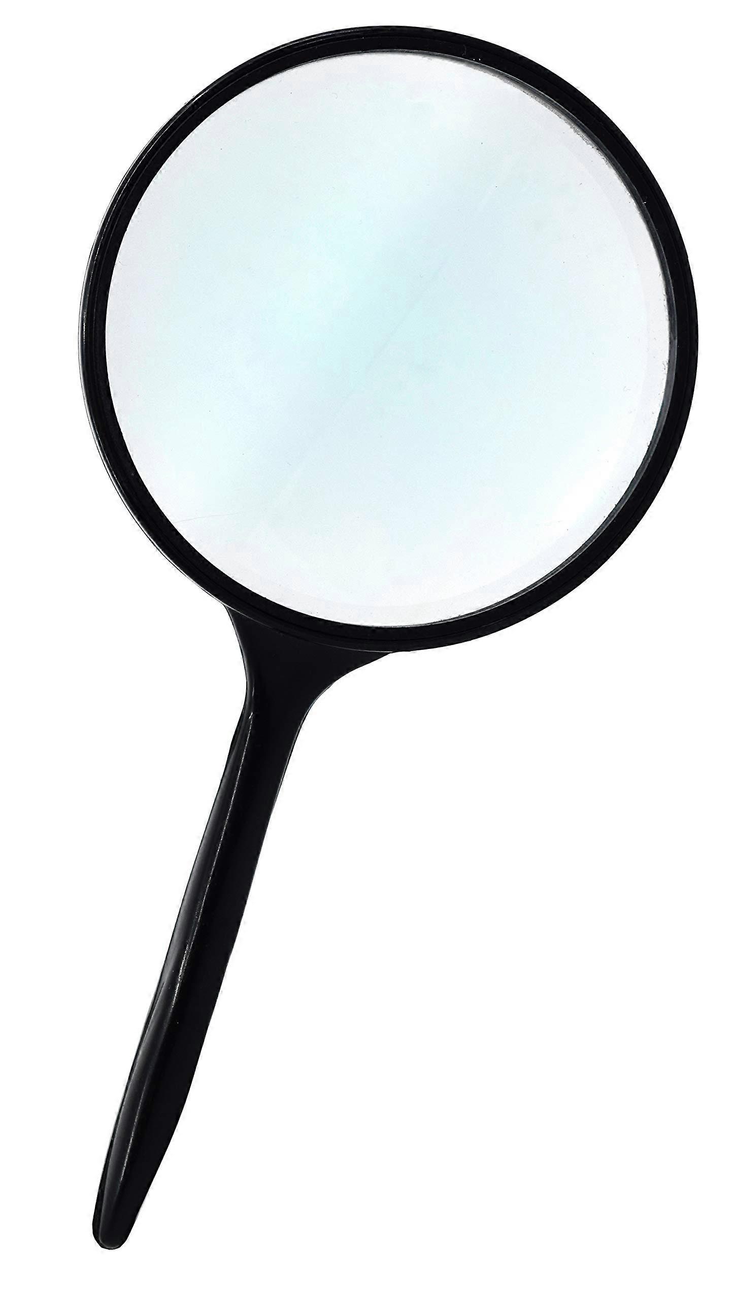 Magnifying Glass, 4' (100mm) Diameter Unbreakable Plastic Mount with Handle