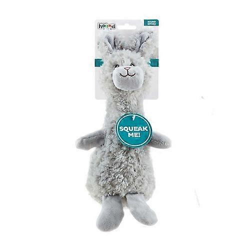 Charming Pet Products Scruffles 兔子毛绒狗玩具,各 1 个,灰色(小号)
