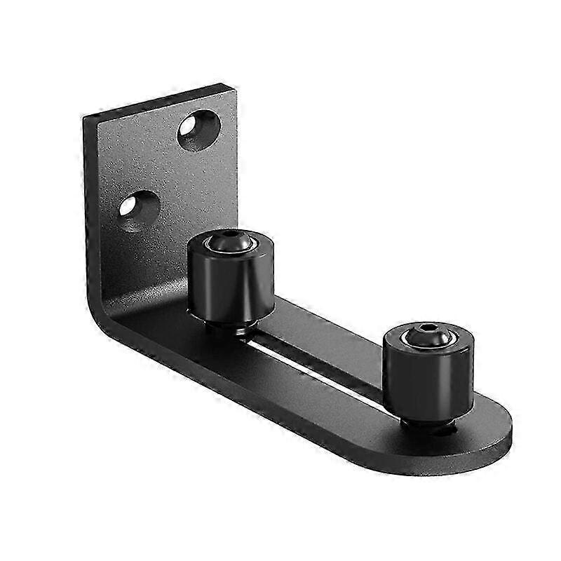 دليل الطابق الترويجي انزلاق أبواب الحظيرة دليل الكرات القابل للتعديل على الحائط أسود - 120×50×60MM توصيل مجاني Walkbee A B