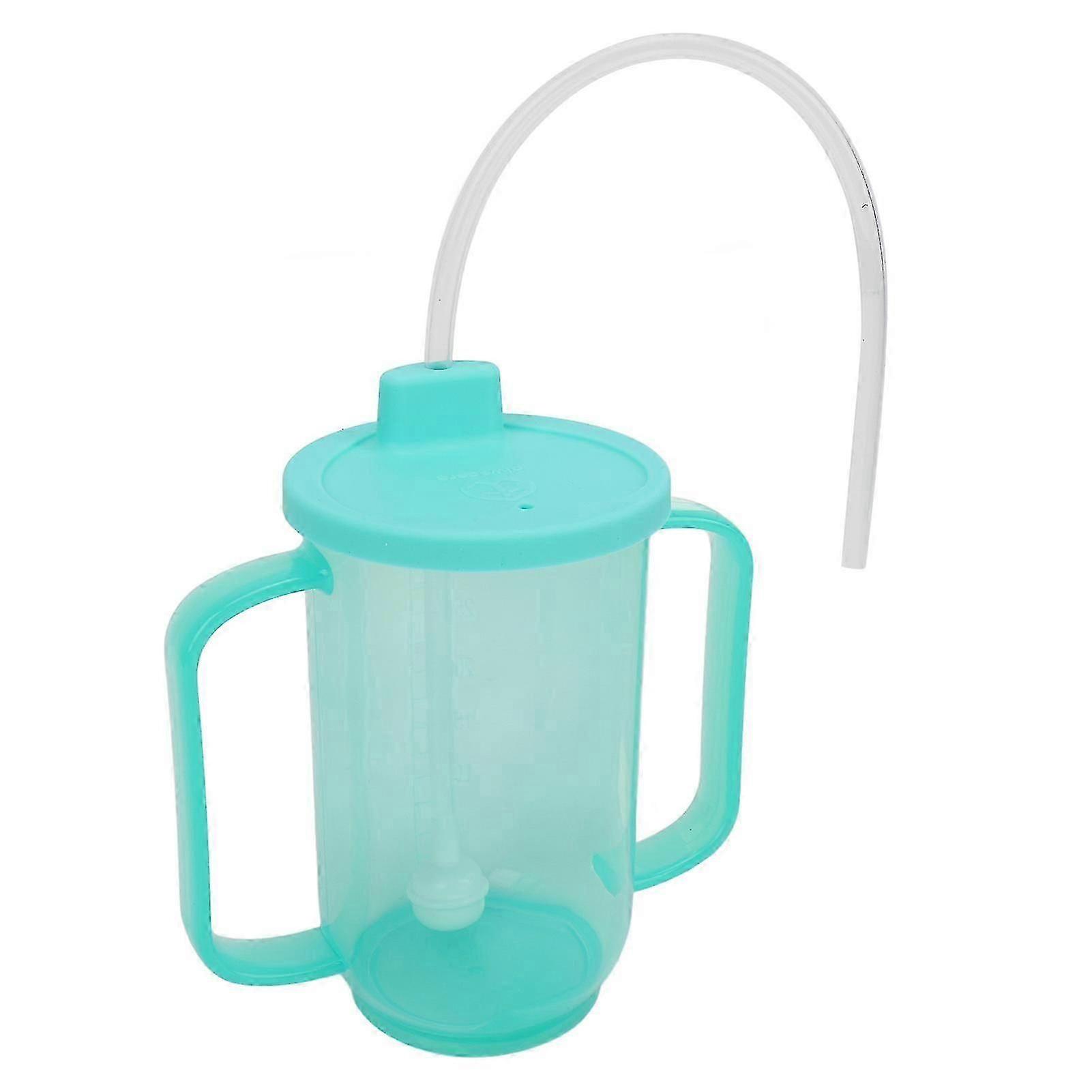 Spill-Proof Adult Sippy Cup with Dual Handles for Elderly, Disabled & Convalescent Care