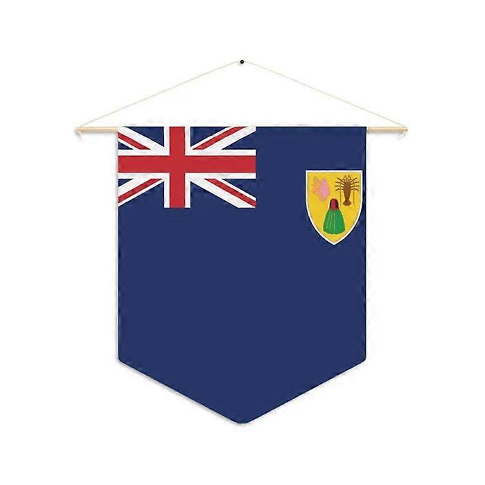 Flag - Turks and Caicos Islands - 30 x 45 cm - Polyester - Double-sided print - Accessories included