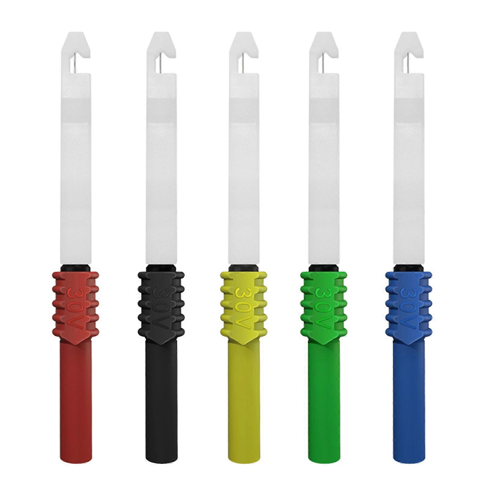 Test Back Probe Pin 7/10 mm Non-Destructive Pin Test Probes Pin Insulation Piercing Needle Multimeter Test Probe for 4mm