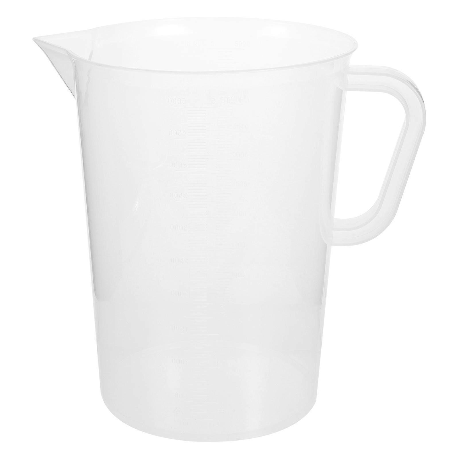 Plastic Measuring Jug for Baking & Cooking – Heat Resistant, Lightweight, Easy to Clean & Store, Graduated for Accurate Measurements
