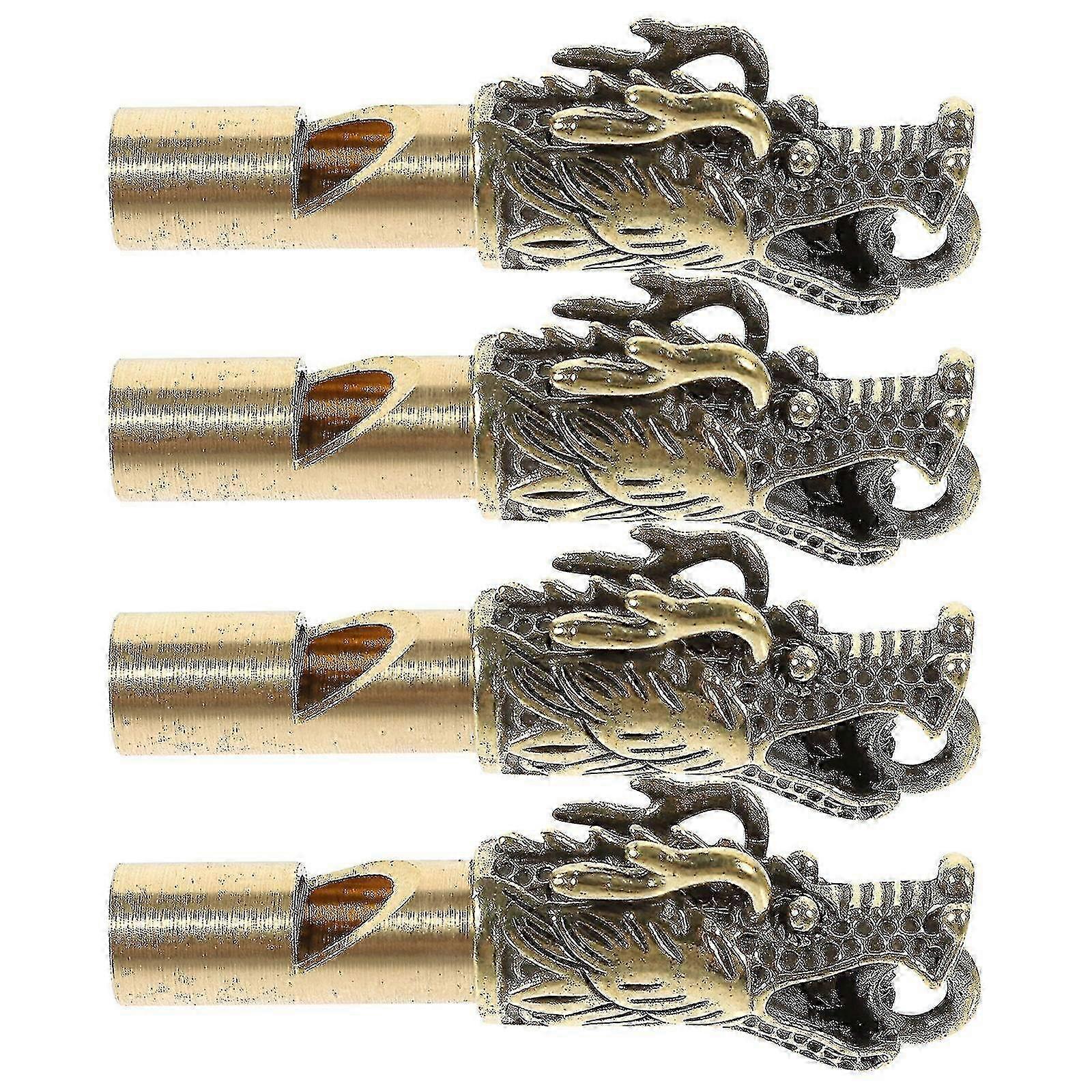 4kpl eläinpää messinki pilliriipus ulkoiluun