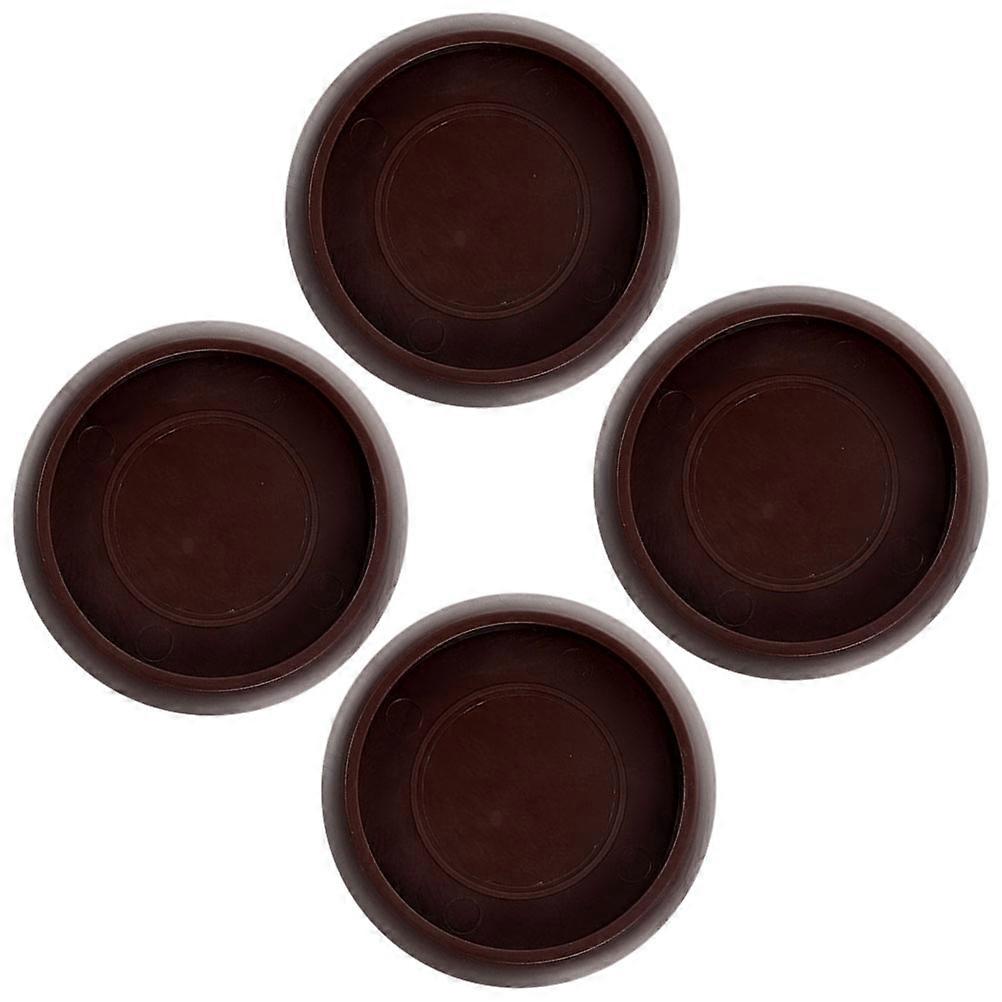 4pcs Multi Function Furniture Cups for Couch & Chair Wheel Stoppers – Durable Slip Resistant Floor Protection for Tiled Surfaces