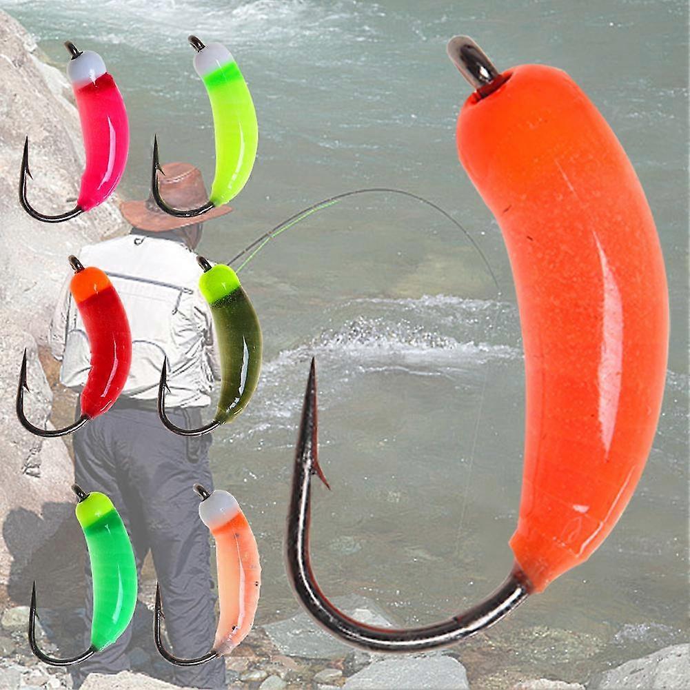 Five packs of green (F) 12#$ fly bait