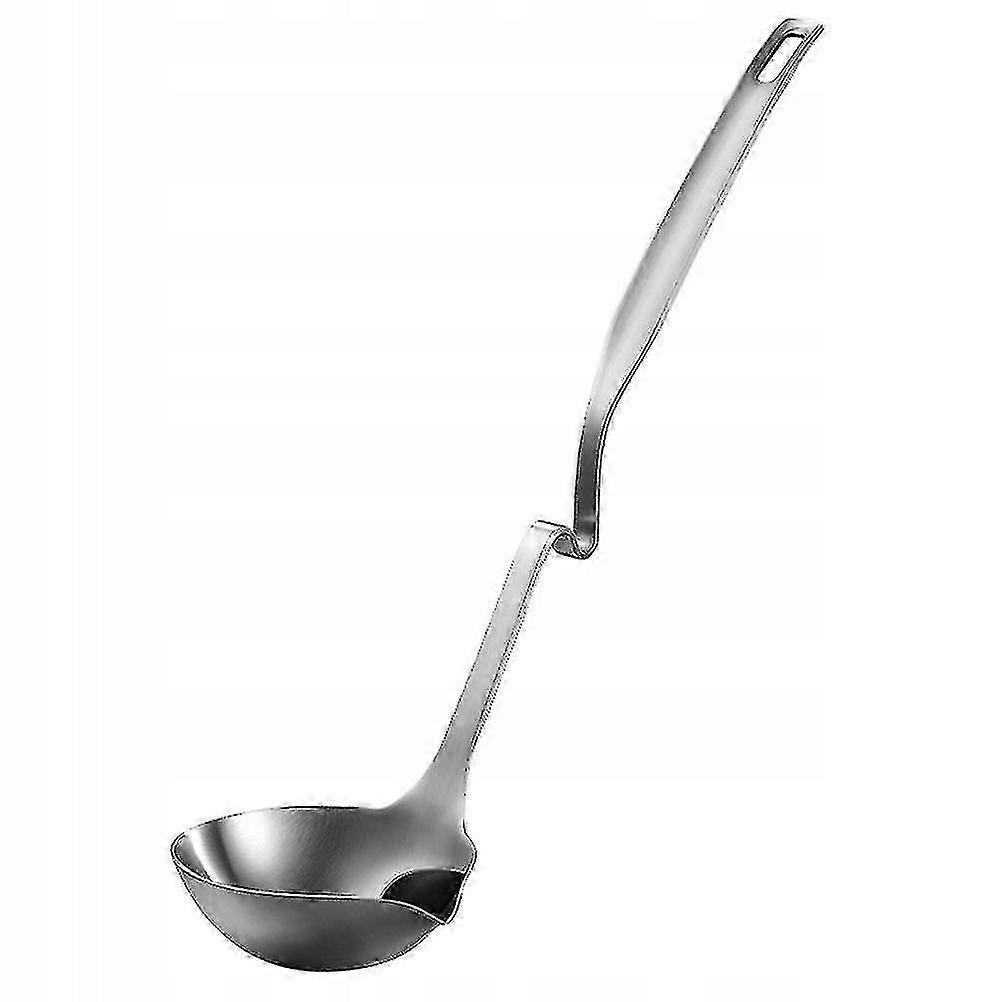 1 Piece Sturdy Cooking Oil Filter Ladle Spoon for Efficient Kitchen Use