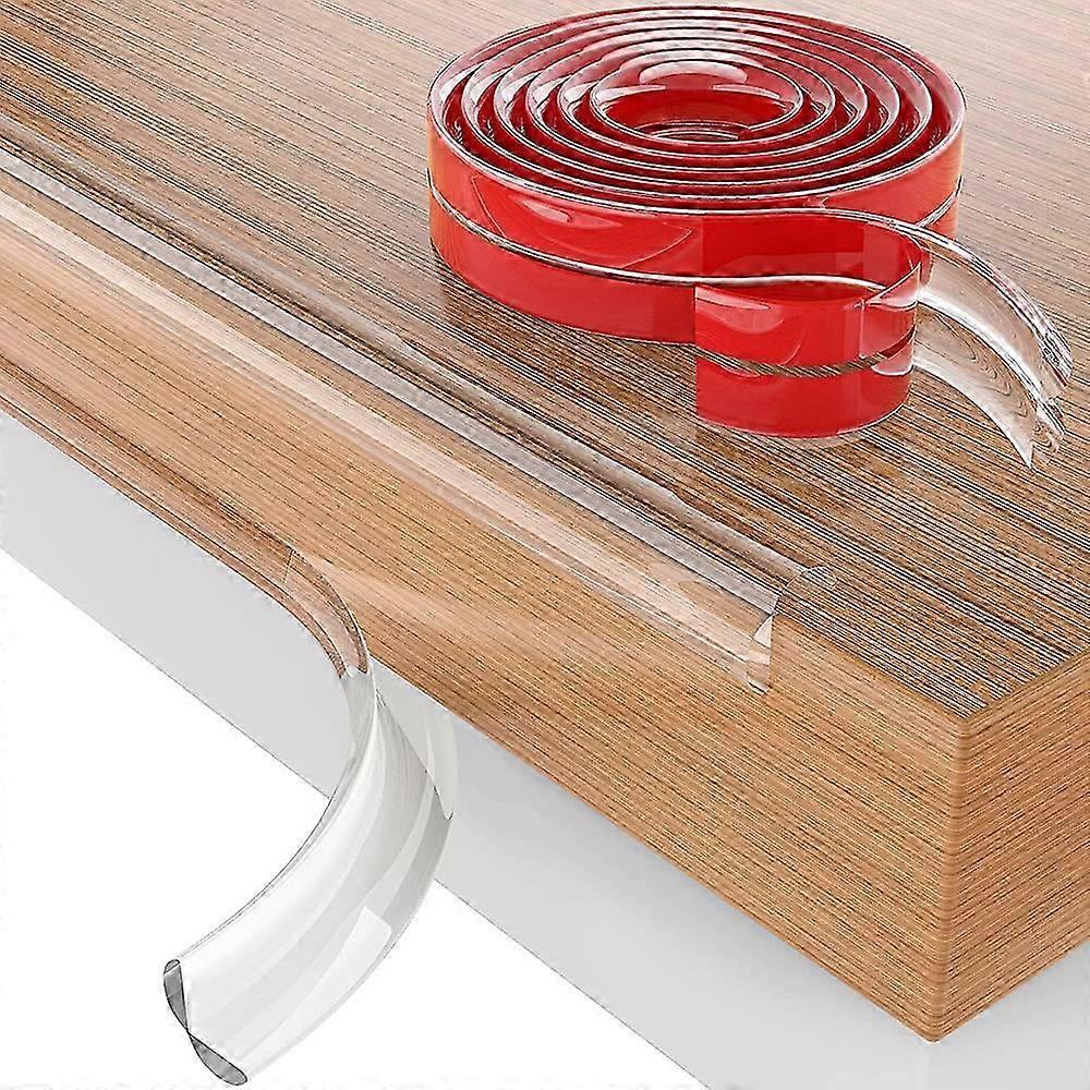 Clear Edge Protector Strip - 6ft Silicone Soft Corner Guards