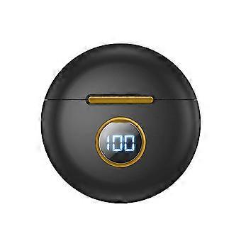 LED Digital Display Earphone Waterproof Stereo Earphones Bass Sound Earphone