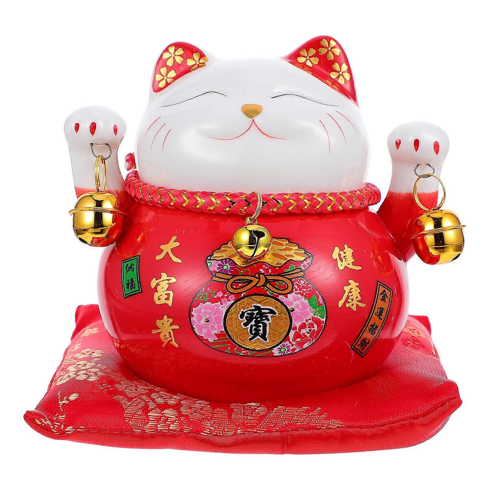 Funny Cat Themed Money Container, Reliable Ceramic Structure, Great Gifting Option