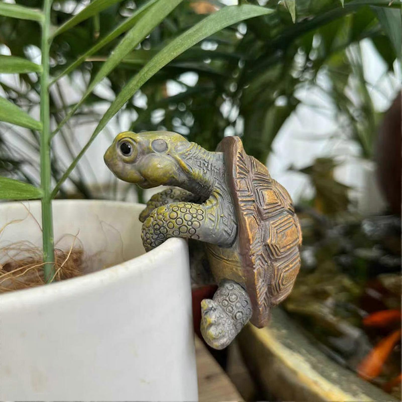 Hanging Turtle Statue for Home, Flower Pot, Fence, Balcony Ref: 6557