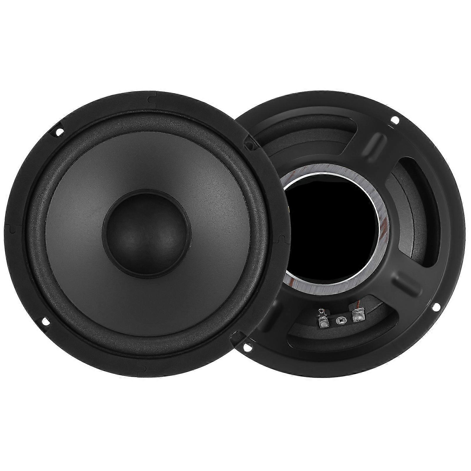 Car Speakers Car Audio Door Speakers Vehicle Stereo System Accessory 6.5 Inches Black Clear Sound 1 Pair