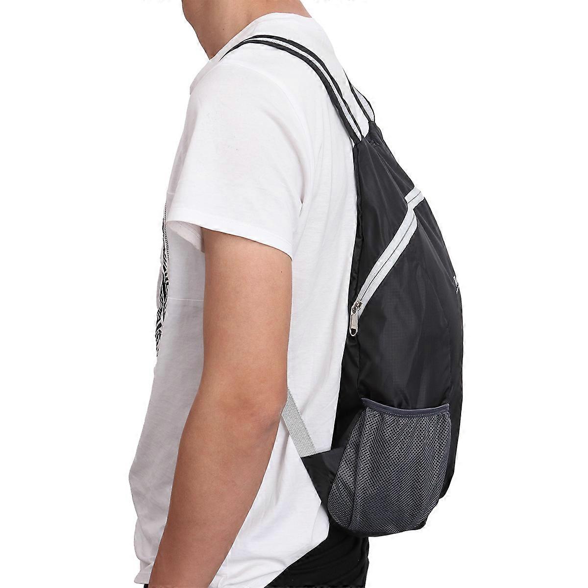Waterproof Shoulder Backpack Lightweight Nylon Material Foldable Portable for Outdoor Hiking and Camping 18L Capacity 1Pack