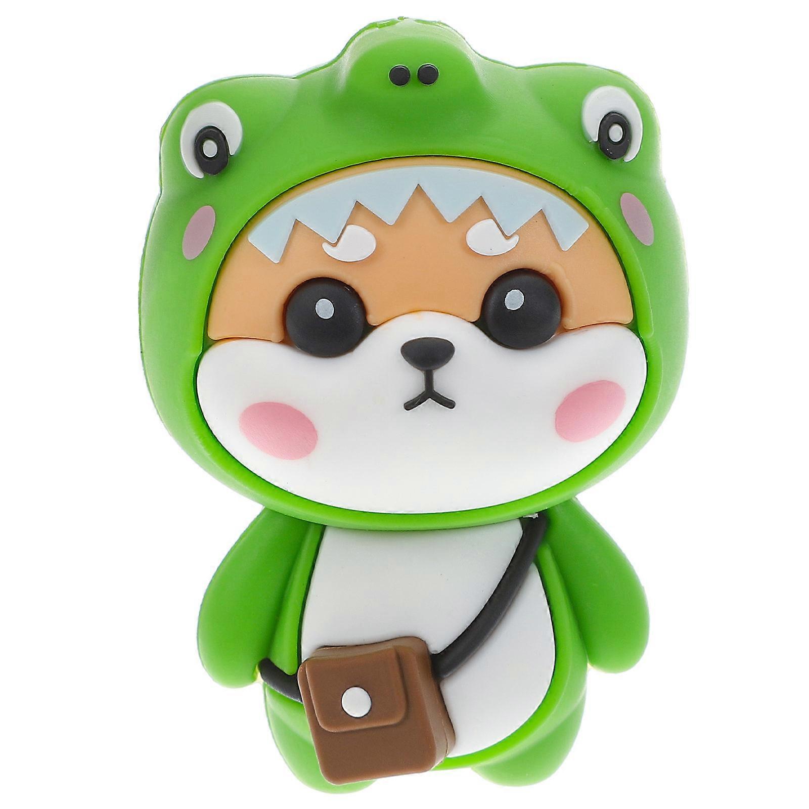 Creative Auto Decorations Car Air Freshener Clip Cartoon Dog Shape Silicone Reduce Driving Pressure 1Pack