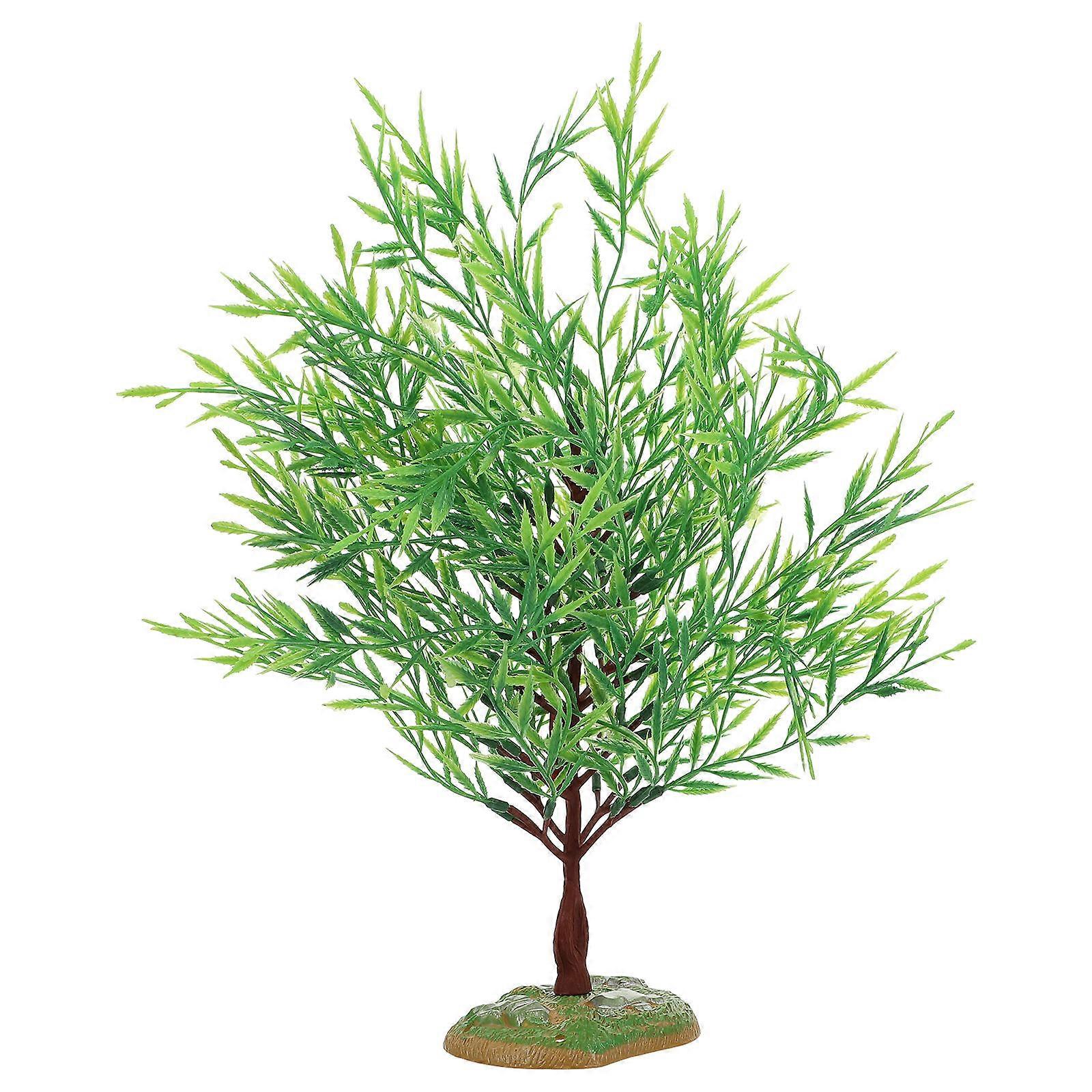 Willow Tree Model Micro Landscaping Decor Ornament for Sand Table, Dollhouse & DIY Scenery – Safe Design