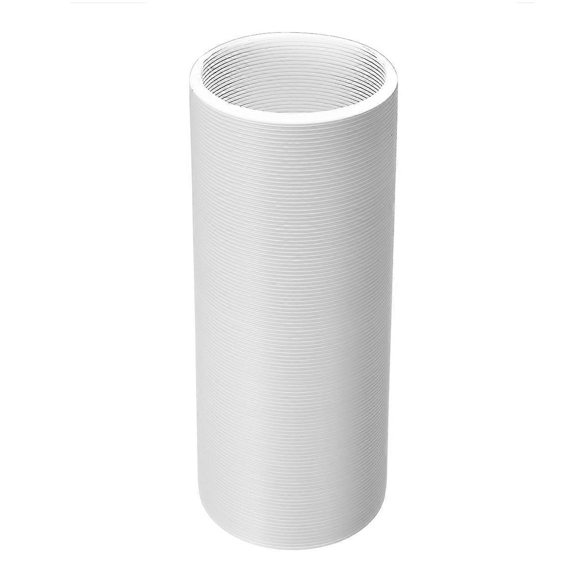 Exhaust Hose Ac Exhaust Hose High Temperature Gas Drainage For Electrical Equipment Ventilation 1.5m Long 13cm Diameter White 1Pack
