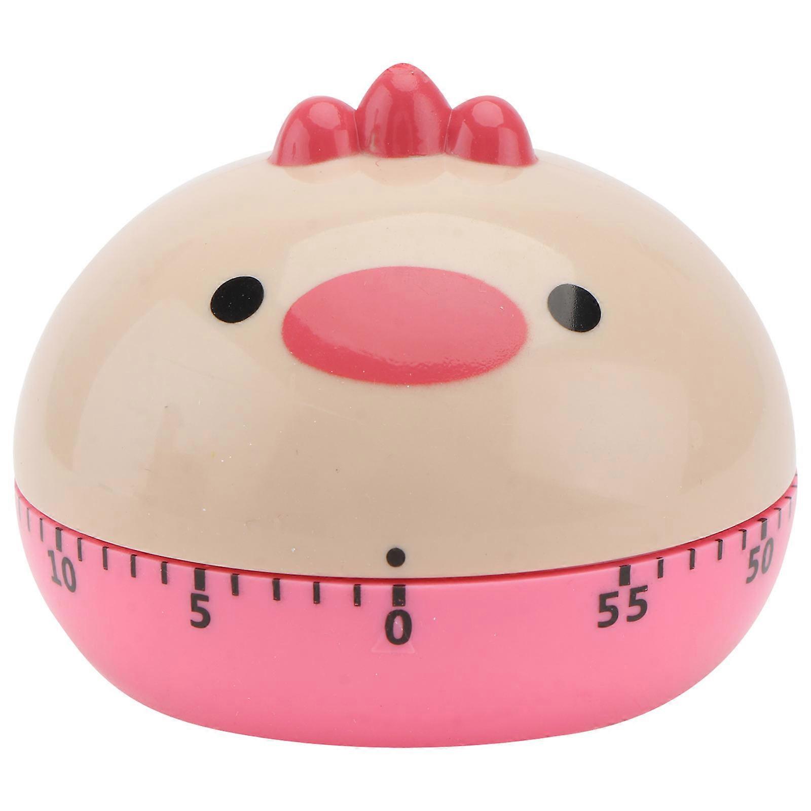 Minute Timer Mechanical Timer For Desktop Decor Home Use Pink 7x6.5cm Time Reminder 1Pcs
