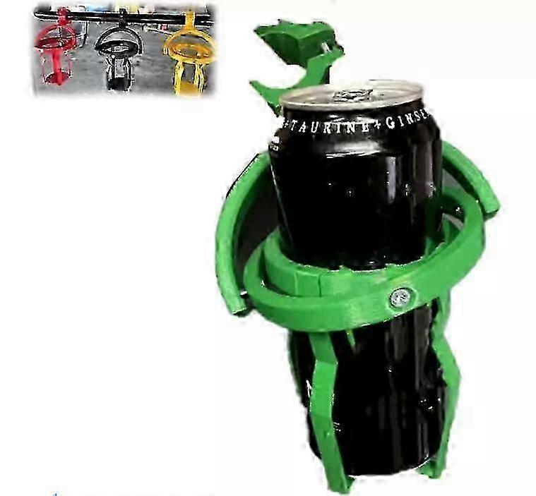 Gyroscopic Cup Holder, 3D Printed - Green