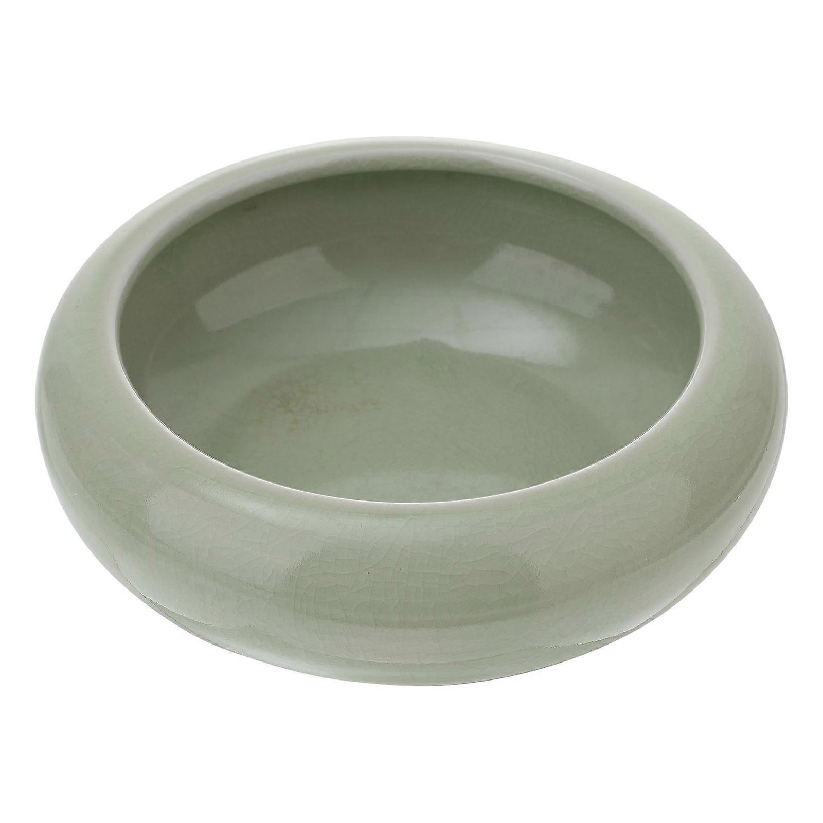 Compact Ceramic Desktop Flower Pot, Minimalist Succulent Container for Indoor Use, Durable Planter for Home or Office – Elegant and Versatile Design