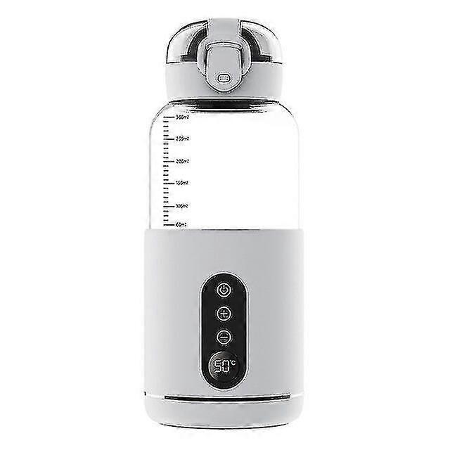 Portable Water Warmer Rechargeable, Suitable for Formula, Milk, Precise Temperature Control 300ml Po