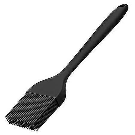 Silikone wienerbrødsbørste, oliedejsbørste, grillbørste, vaskbar og genanvendelig, sort