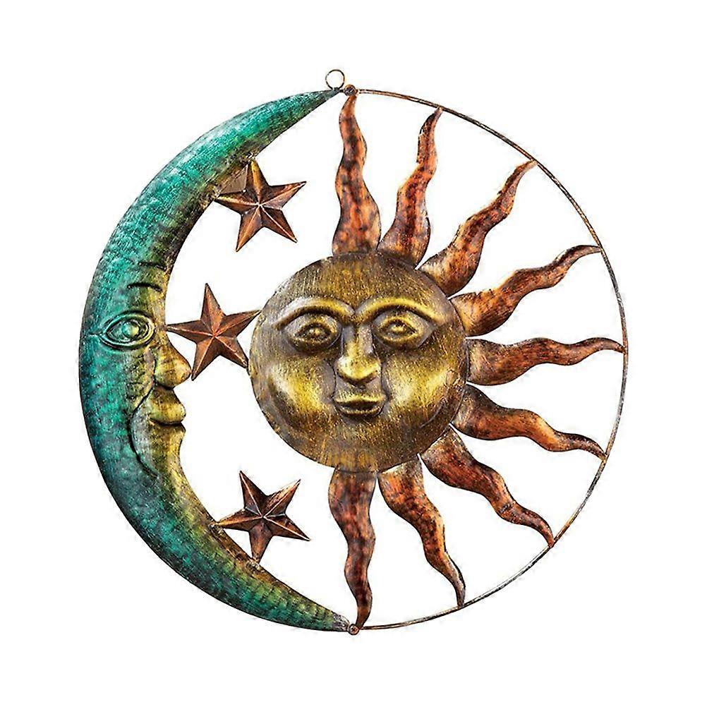 1 Pc Sun Moon Pendant Unique Wall Hanging Decoration Creative Wall Decor