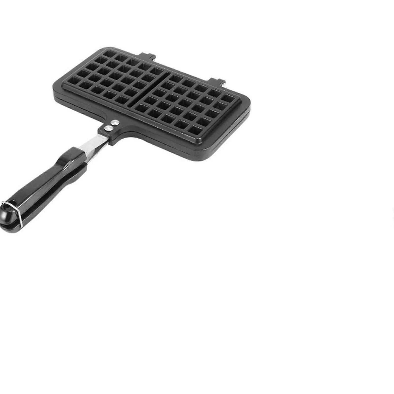 Soup Pot Waffle Mould Double Sided Square Lattice Muffin Non Stick Food Mould Pot Waffle Baking Pan Bread Sandwich Pot