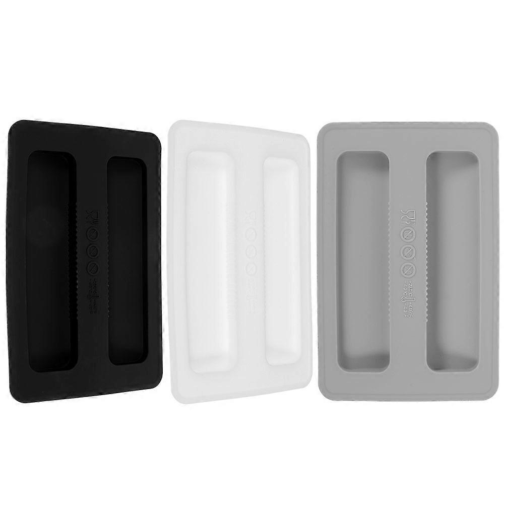 Toaster Lid Cover Silicone Cover Breakfast Machine Cover Electric Toaster Lid Protection Kitchen Use Rectangular Simple Design 3Set