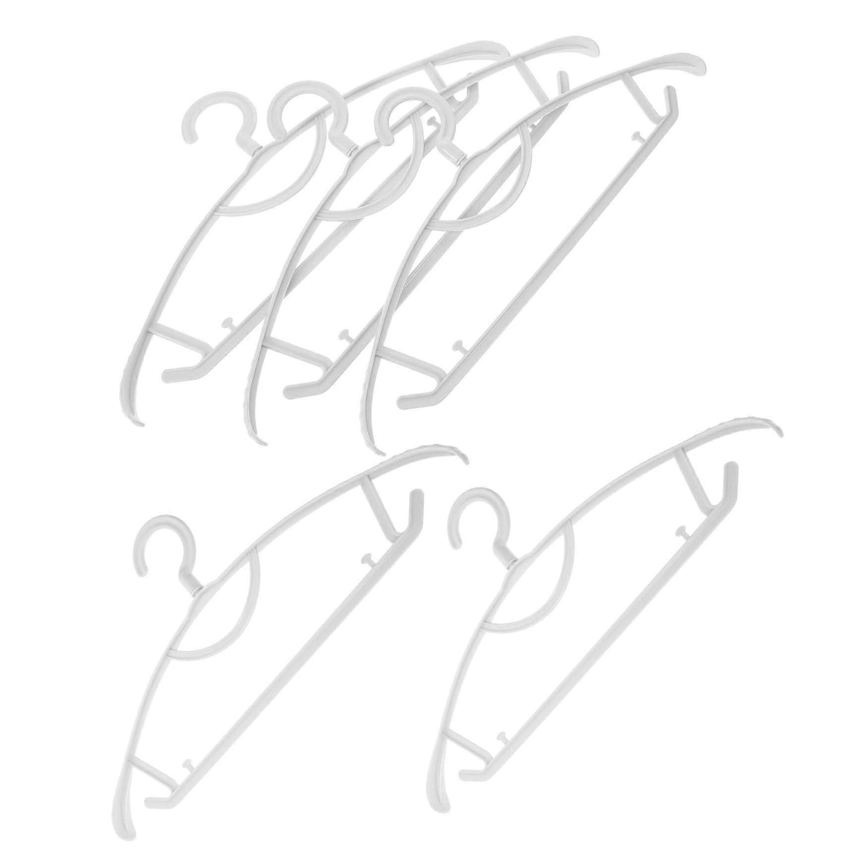 Non-Slip Plastic Hangers Space-Saving Clothes Hangers for Closet Stain-Free Garment Hangers in Multiple Colors