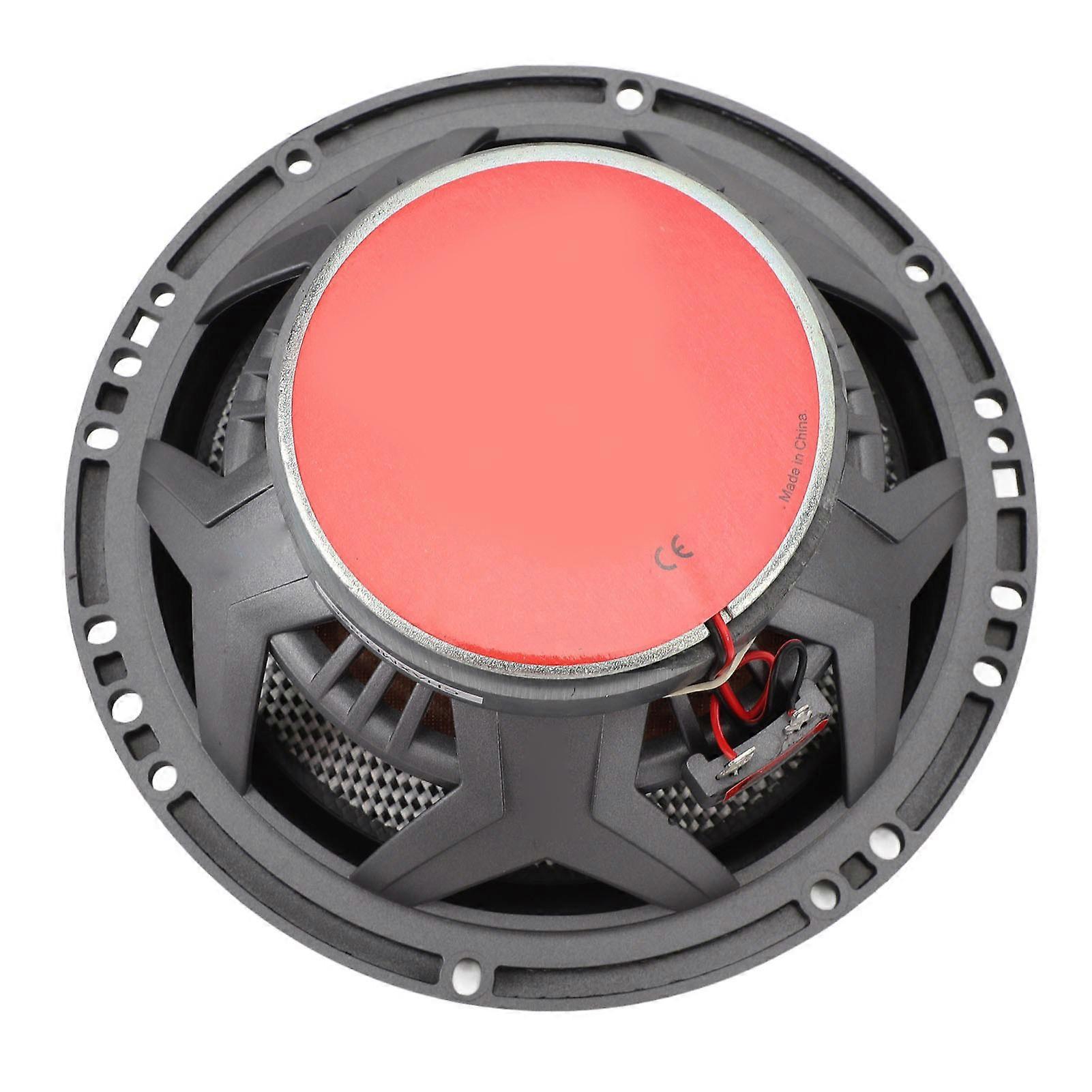 6.5in Coaxial Car Speaker Tweeter Midrange Woofers Stereo Sound System with Crossover Universal for Vehicle