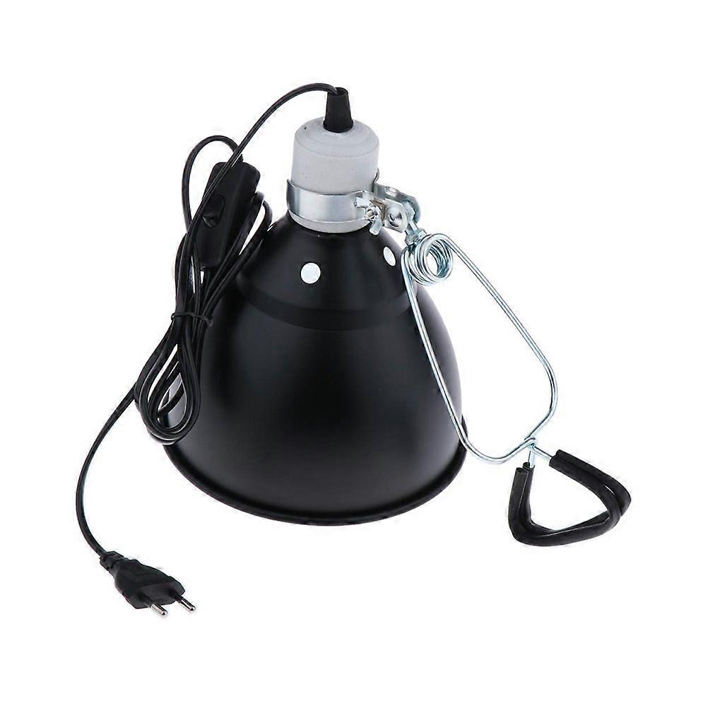 300W Ceramic Heat UVA UVB Reptile Heating Lamp Stand Pet Light Bulb Holder Lampshade Emitter Lamp