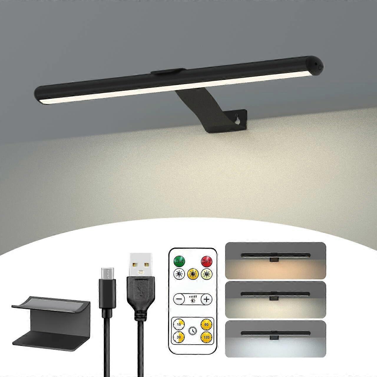 AURA Wireless Picture Light Rechargeable with Remote, 300LM Art Battery Display Lamp, 3 Modes Magnetic Wall Light