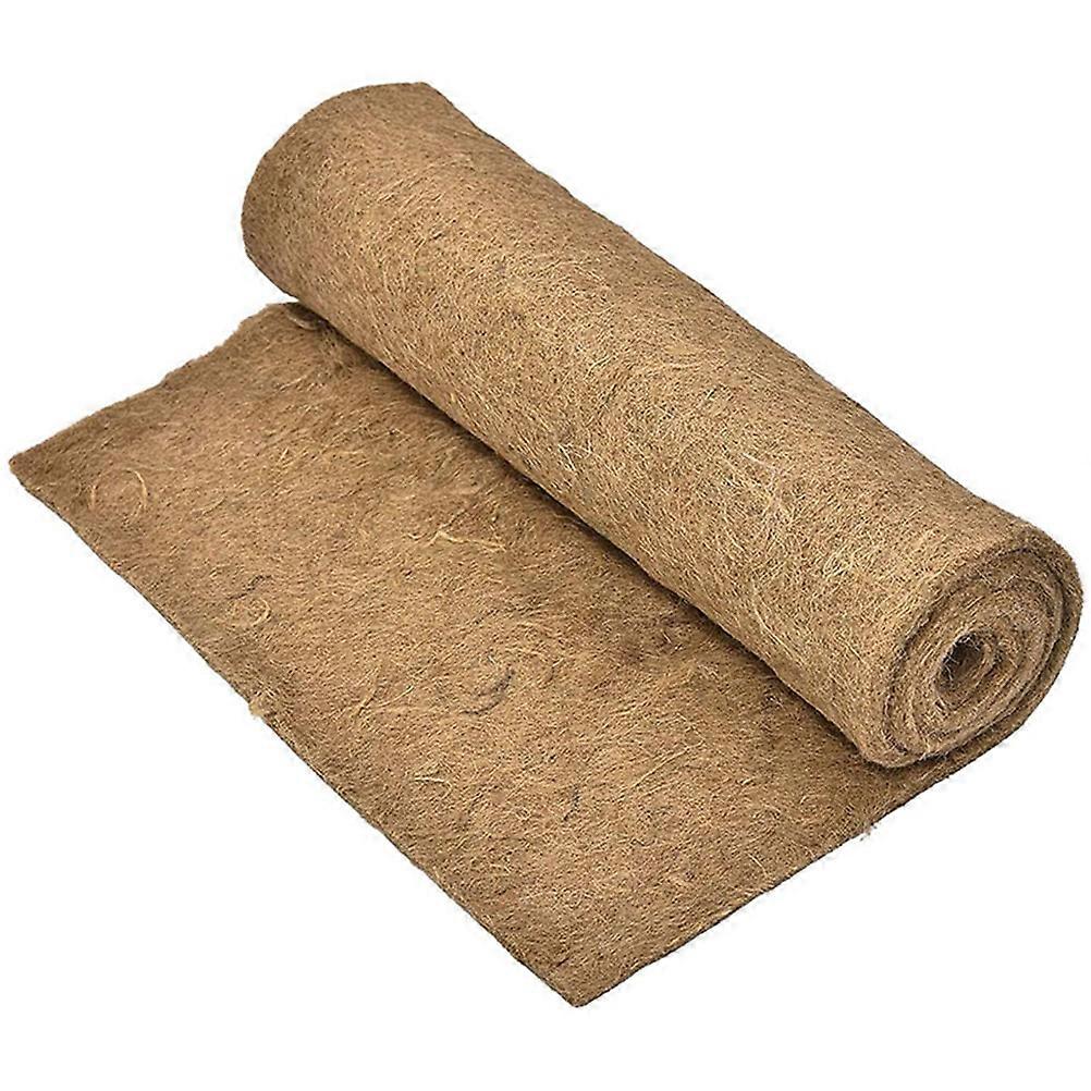 Jute Fiber Worm Blanket Pad for Reptile Terrarium Carpet, Breathable Insulation Mat for Tortoise, Lizard, and Snake, Durable Composting Substrate for