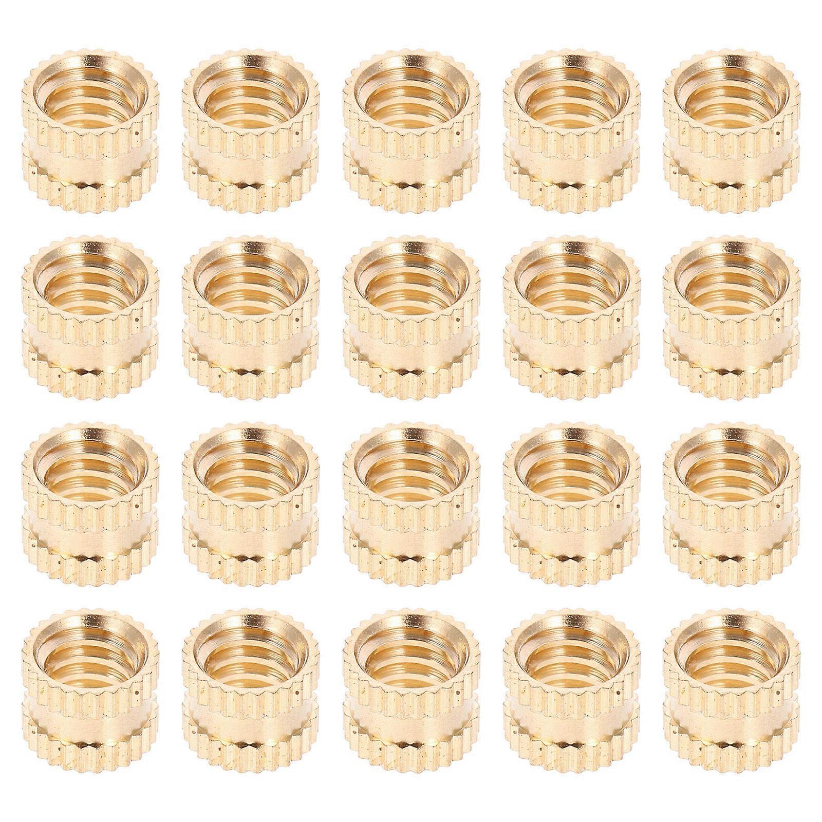 Heat Insert Heat Set Insert Various Applications 1/4 Inch Inner Diameter 20Pcs