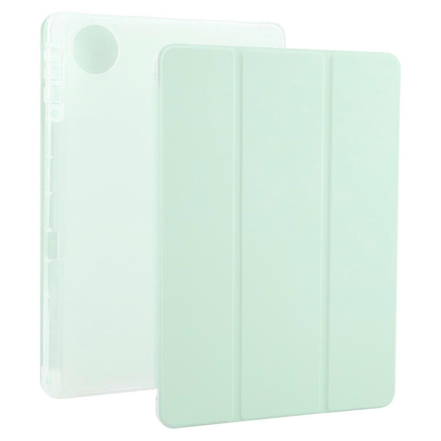 3-fold Smart Leather Tablet Case For Honor Pad 10 12.1 - Light Green
