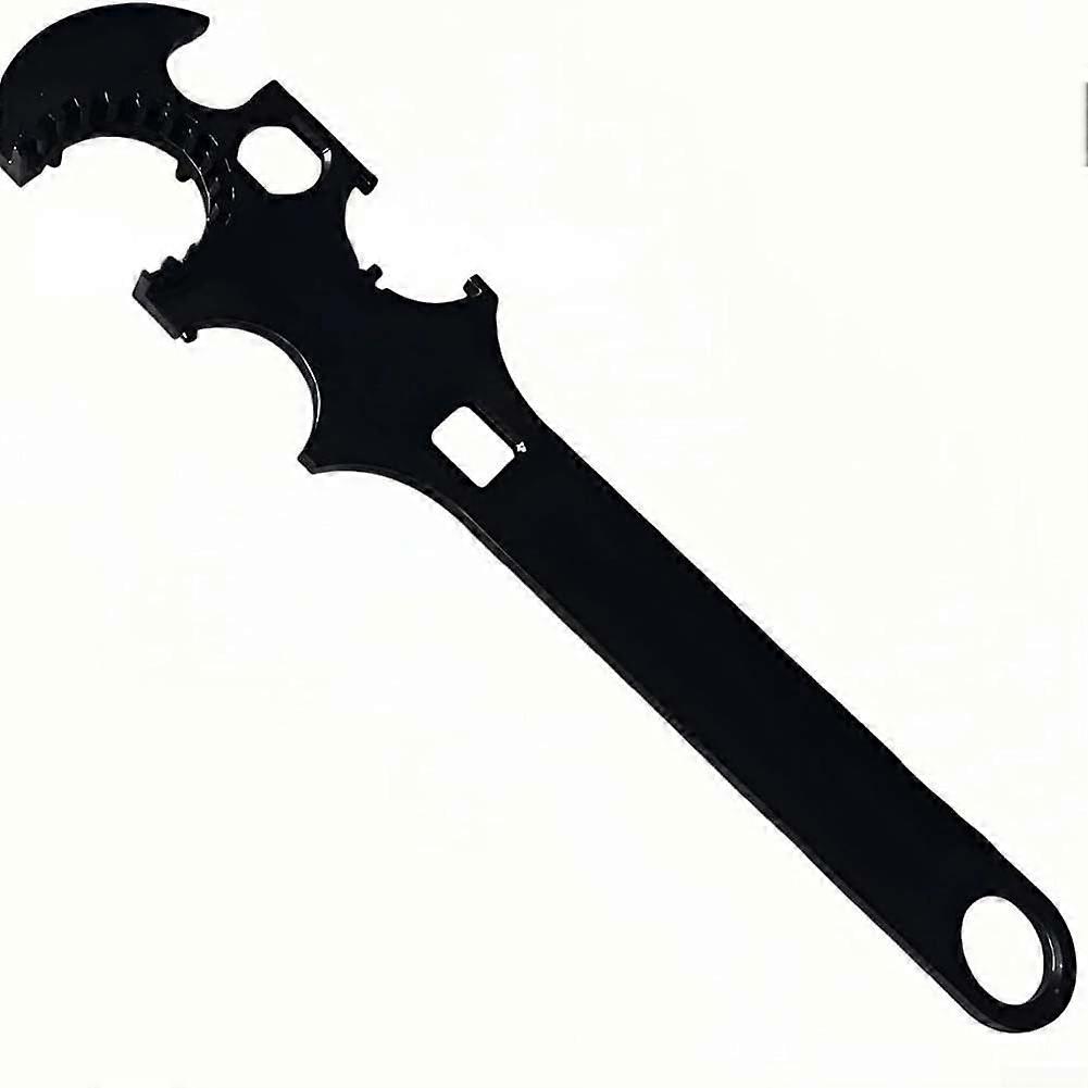 Multifunction wrench for easy access in tight spaces, designed for mechanics and DIY projects.