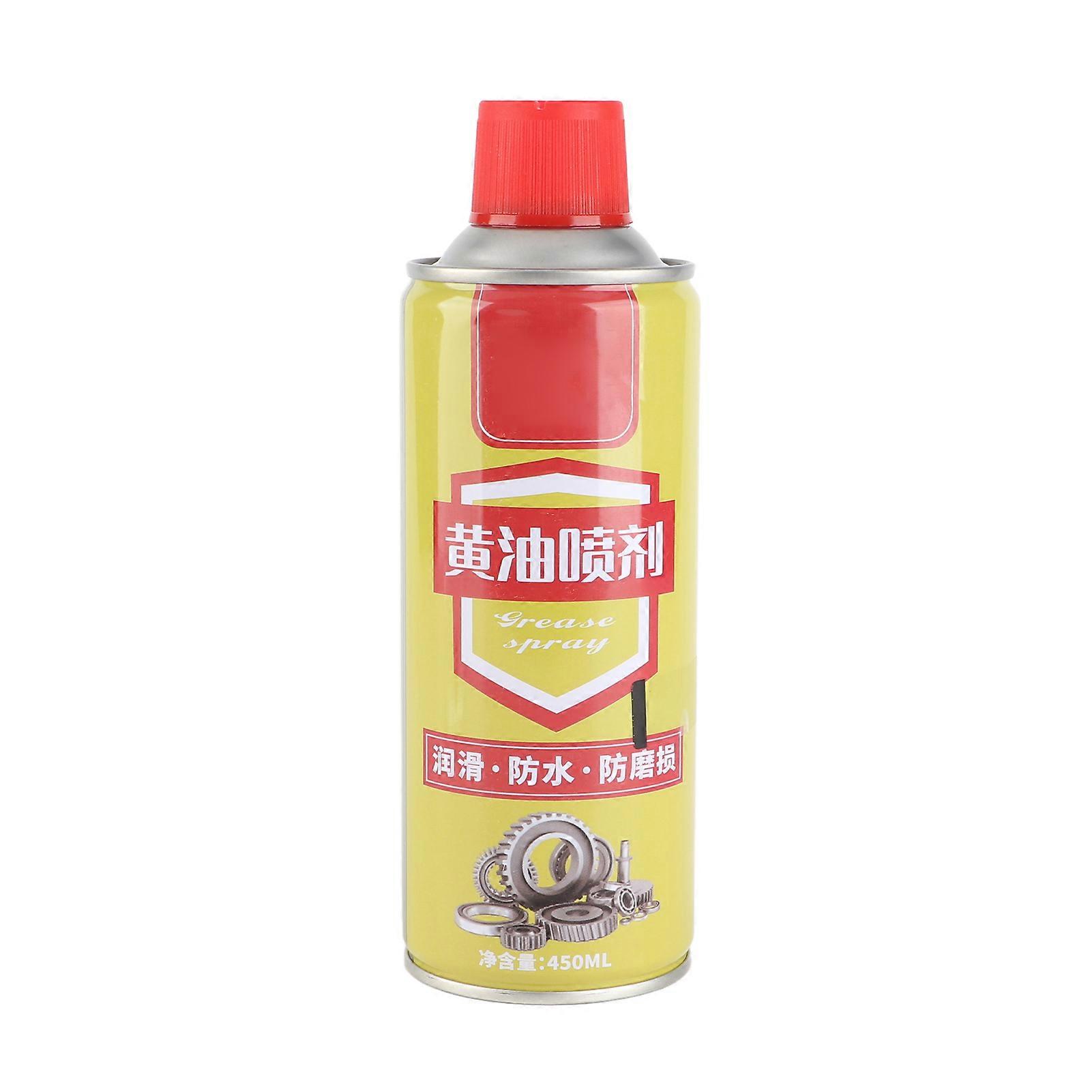 Rust Remover Spray Mechanical Lubricating Grease Spray High Temperature Resistant Waterproof for Car