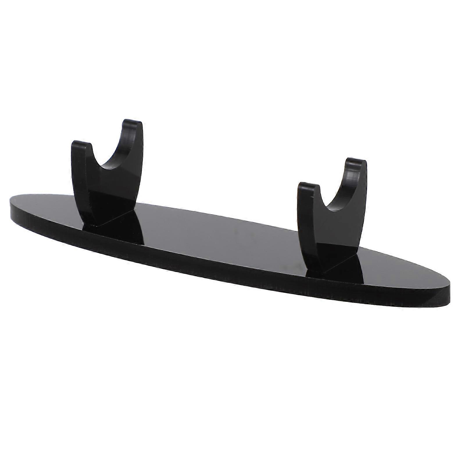 Office Display Supplies Simple Eyeliner Display Rack Desk Organization Black Acrylic Storage 1Set