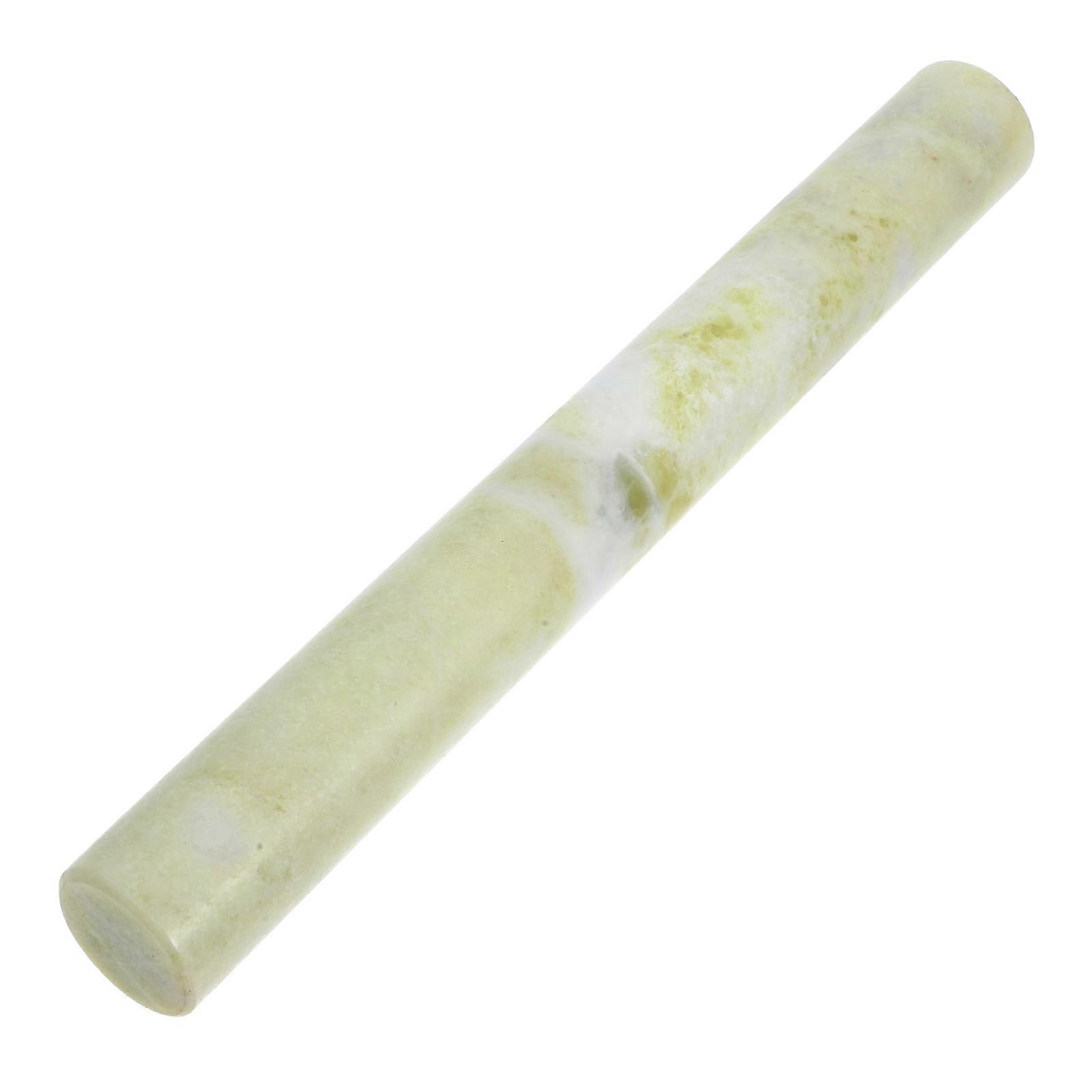 Ergonomic Marble Rolling Pin for Baking Natural Texture Fondant Roller for Pastries, Dumplings, and Pizza Dough