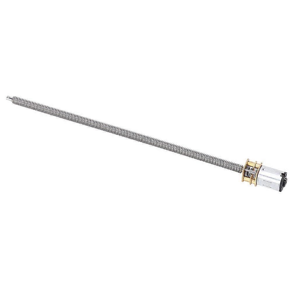 Gearthread reduction motor with long output shaft, continuousduty screw motor for robotics and DIY projects (DC12V 120RPM)