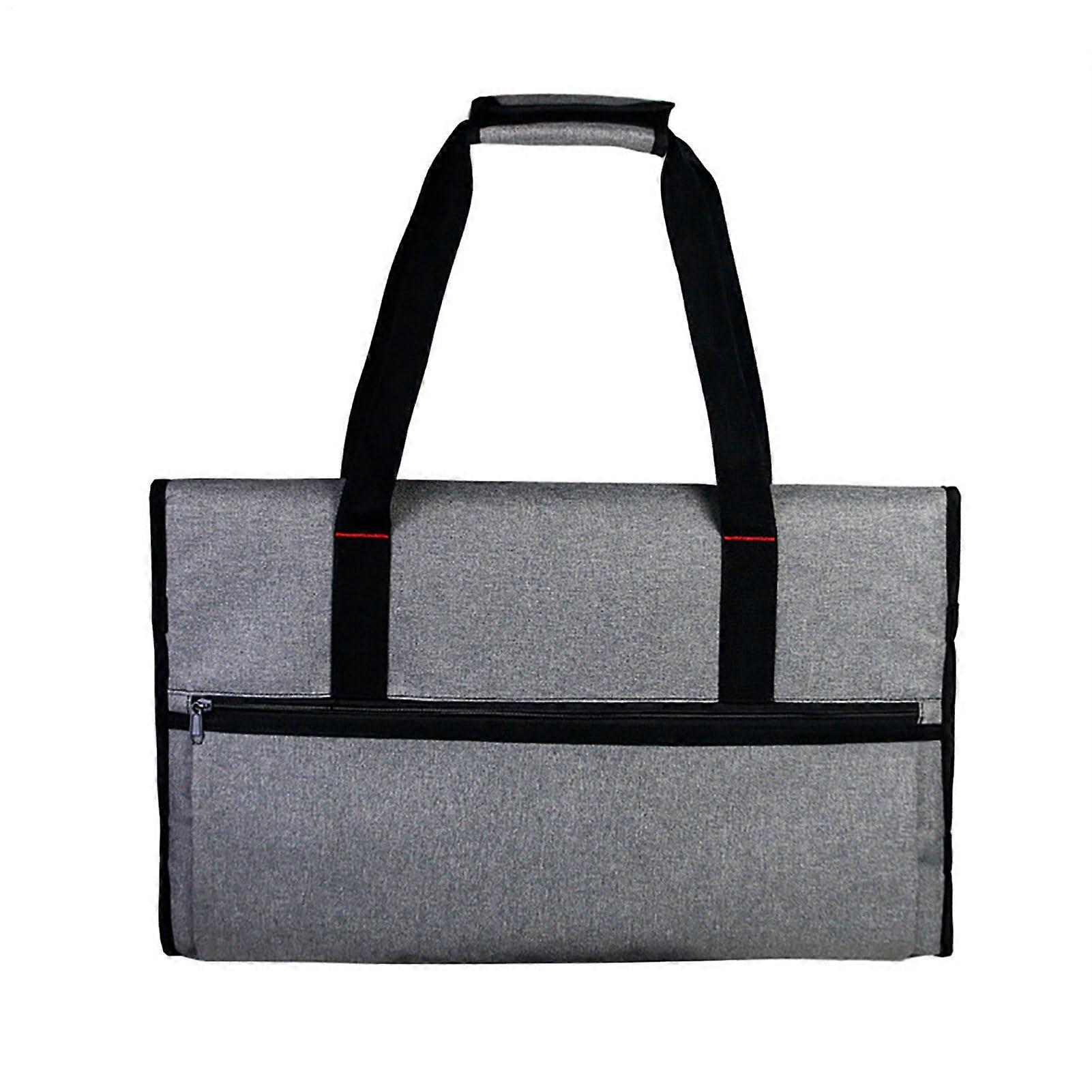 Monitor berries case: tearresistant 600D carpet cloth, soft flannel lining, gray.