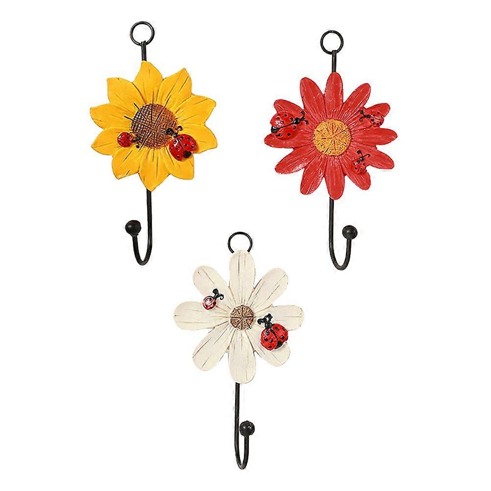 Here's a refined and appealing product description for your **3pcs Resin Daisy Wall Hooks**:
πΈ **3pcs Resin Daisy Wall Hooks β Decorative Flower