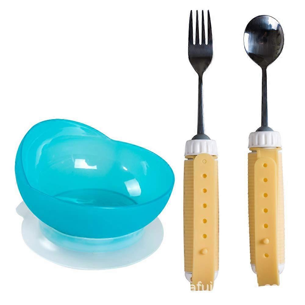 Easy Grip Cutlery - 360° Rotating Adaptive Cutlery for Arthritis, Parkinson's, Shaking Hands, Elderly - 5 Inch Size