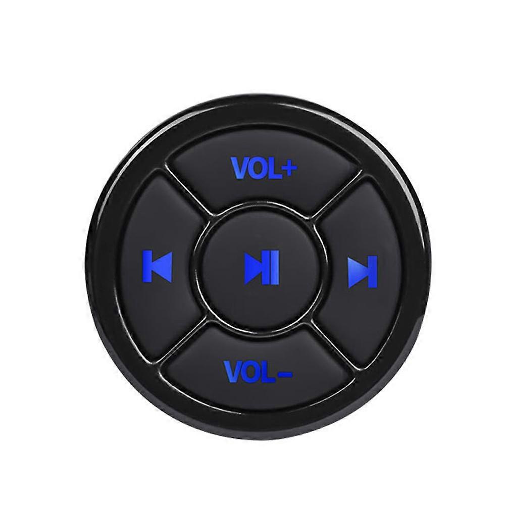 Wireless Media Button BT5.0 Remote Control Car Steering Wheel Remote Controller for Sings Play Selfie Compatible with Android iOS Devices