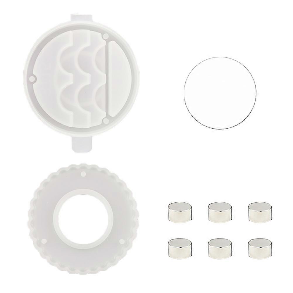 Silicone Eyelashes Storage Box Mold Flexible, Non Stick & Durable for Crystal Epoxy Crafting and Creative DIY Projects