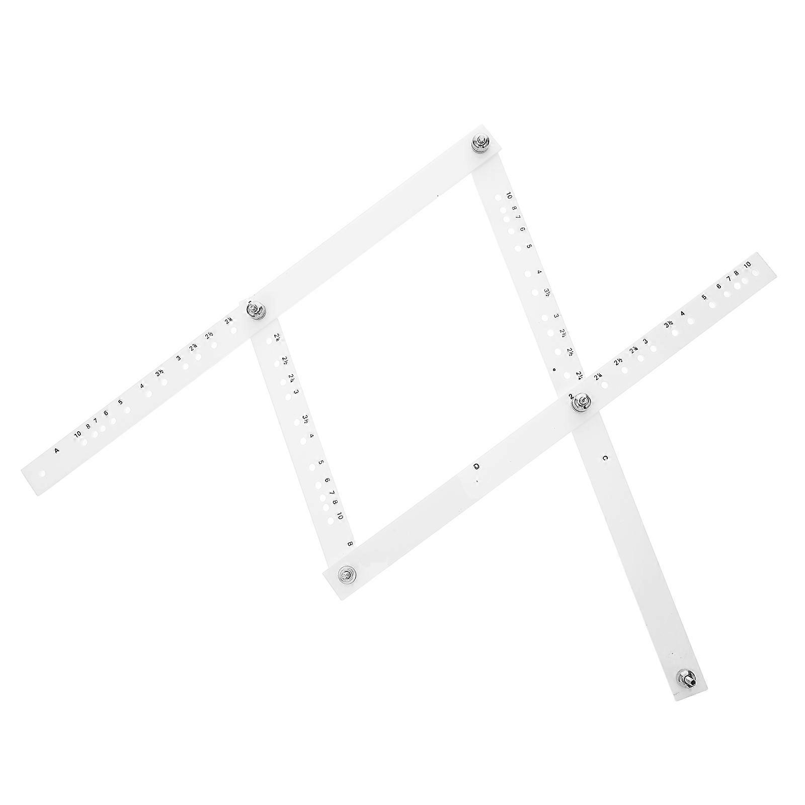 Drawing Scale Tool Drafting Ruler For Illustrators Home Use Rectangle Multipurpose 1Pack